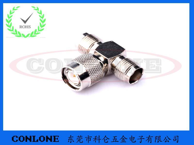 TNC射频同轴连接器，三通射频转接头