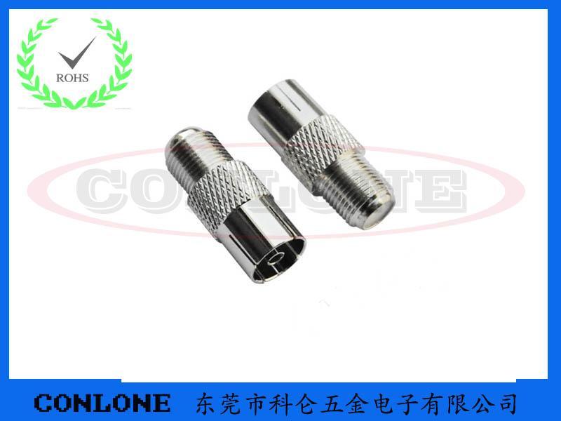 F母头转IEC母头视频转接头