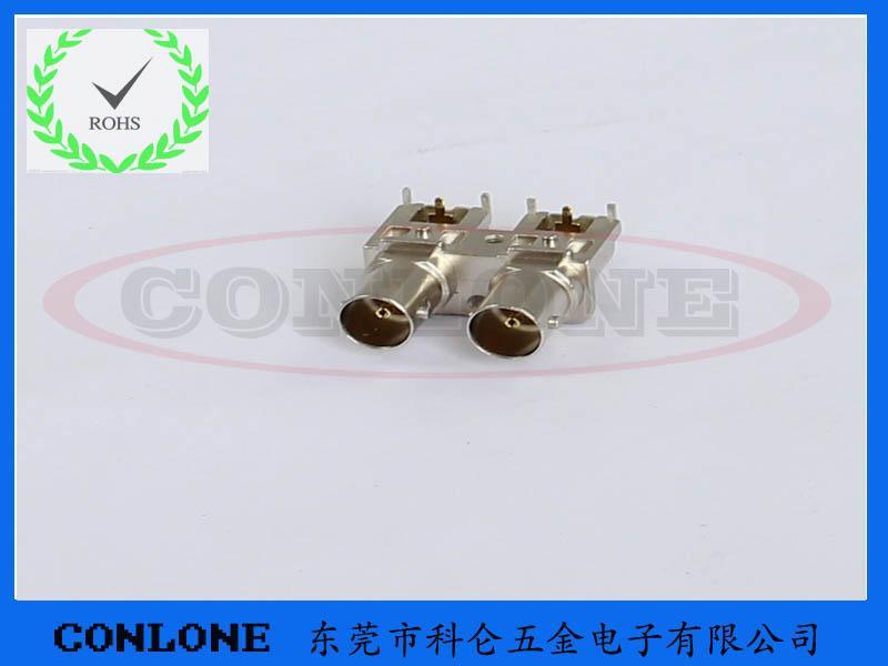 3G-SDI双联BNC金属全屏蔽视频连接器